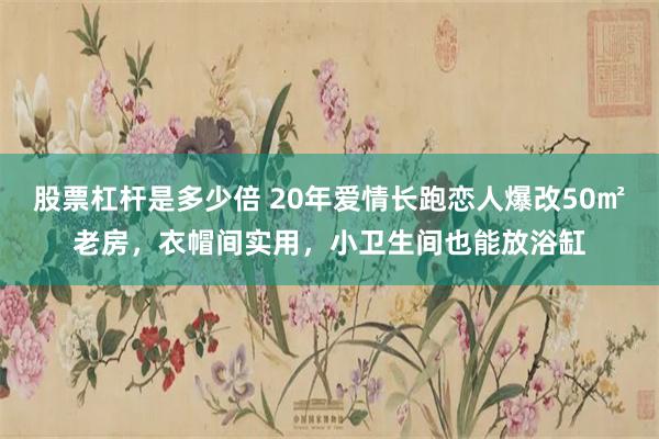 股票杠杆是多少倍 20年爱情长跑恋人爆改50㎡老房，衣帽间实用，小卫生间也能放浴缸