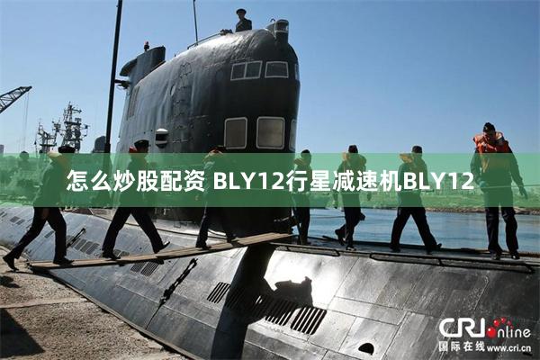 怎么炒股配资 BLY12行星减速机BLY12