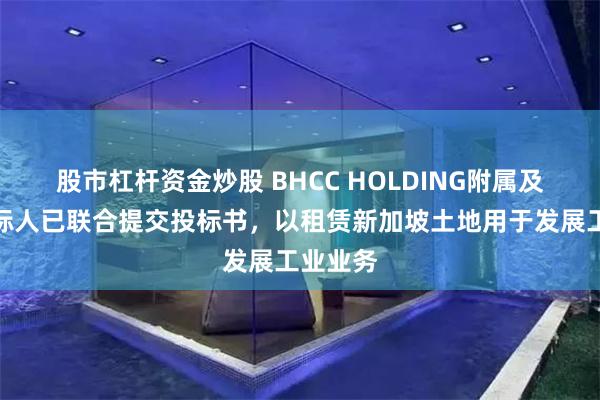 股市杠杆资金炒股 BHCC HOLDING附属及其他投标人已联合提交投标书，以租赁新加坡土地用于发展工业业务