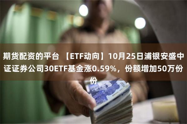 期货配资的平台 【ETF动向】10月25日浦银安盛中证证券公司30ETF基金涨0.59%，份额增加50万份