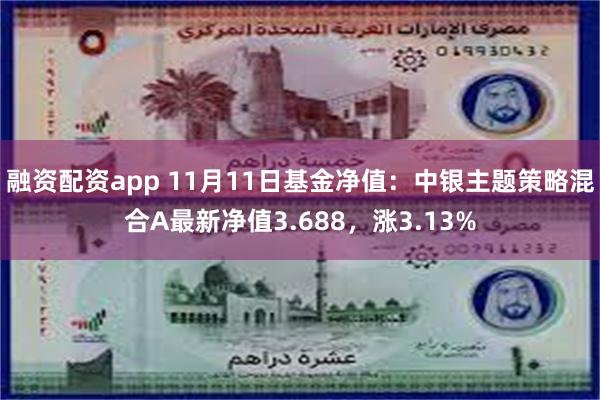 融资配资app 11月11日基金净值：中银主题策略混合A最新净值3.688，涨3.13%