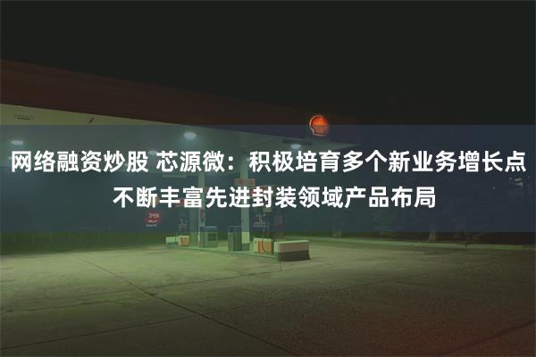 网络融资炒股 芯源微：积极培育多个新业务增长点  不断丰富先进封装领域产品布局